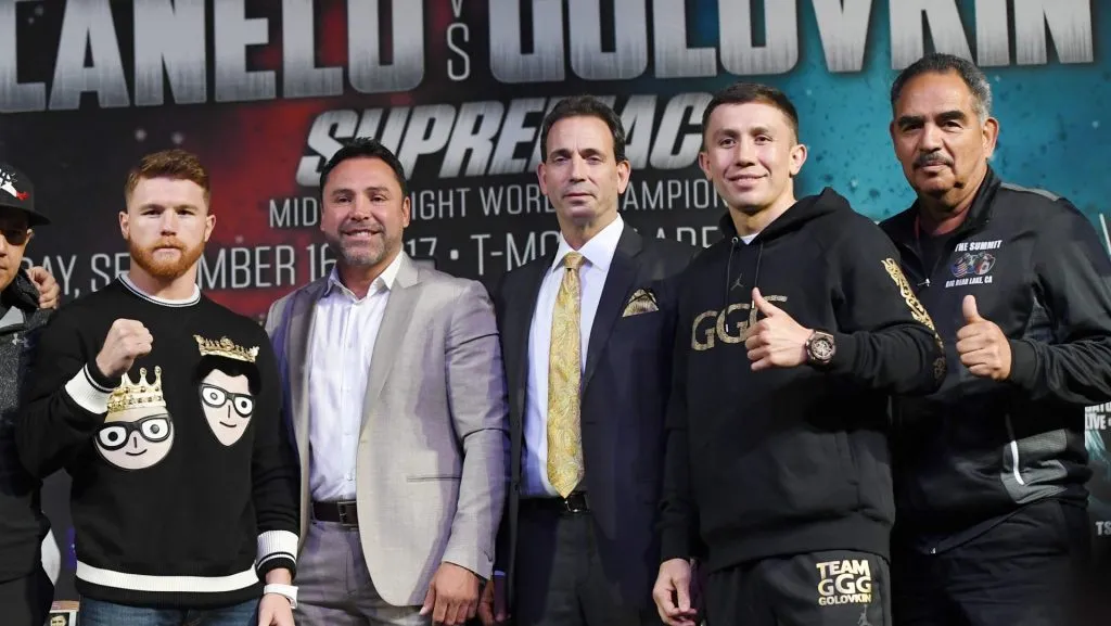 Abel Sánchez conoce muy bien a Canelo por haber sido entrenador de su rival tres veces, Gennady Golovkin. (GETTY IMAGES)