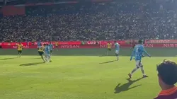 La patada de Idrissi que lesionó a Cervantes en Pachuca vs. América