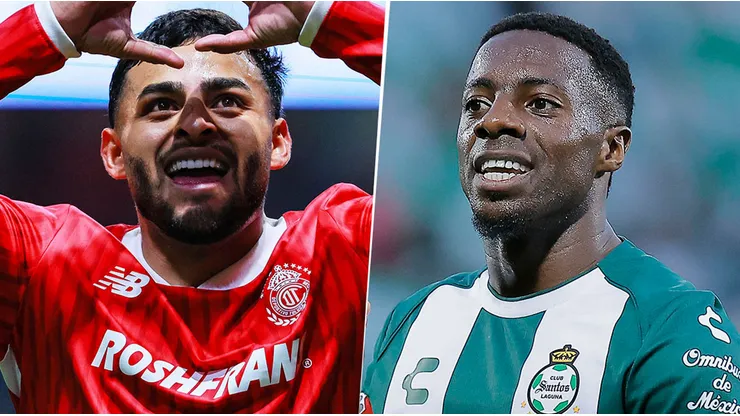 Toluca vs. Santos Laguna, por el Clausura 2025.