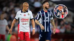 Sergio Ramos y Chicharito Hernández se reencontraron en la Liga MX