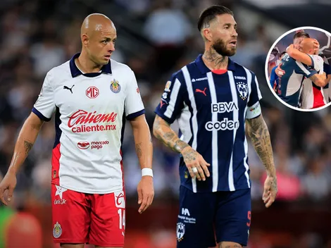 No se vio en TV: El reencuentro entre Sergio Ramos y Chicharito