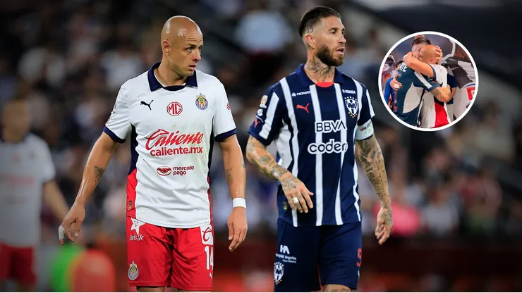 Sergio Ramos y Chicharito Hernández se reencontraron en la Liga MX