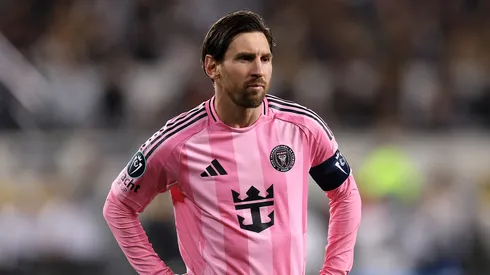 Lionel Messi con la playera del Inter Miami en Concachampions