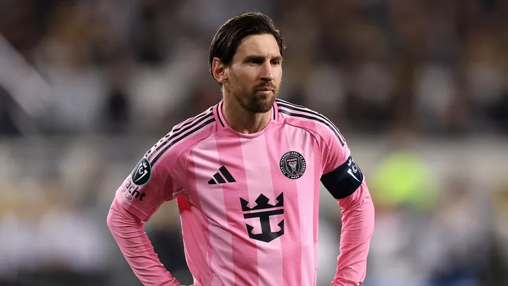 Lionel Messi con la playera del Inter Miami en Concachampions