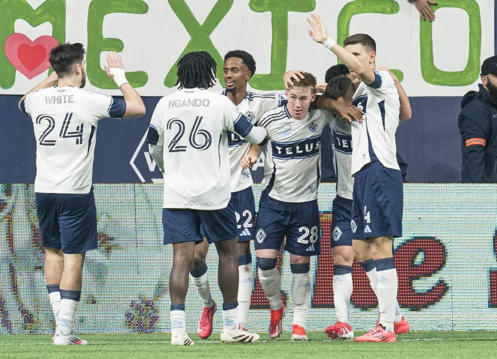 Vancouver derrotó por 2-0 a Colorado Rapids este fin de semana para subirse a lo más alto de la Conferencia Oeste de la MLS. (Getty Images)