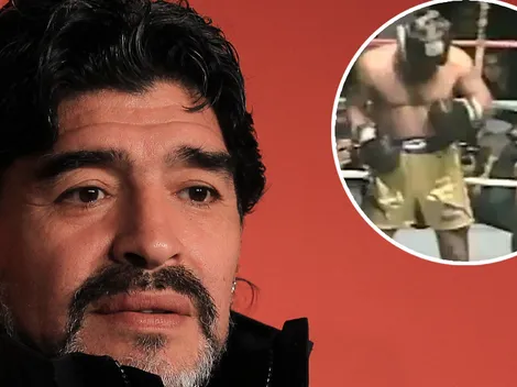 El día que Diego Maradona se subió a un ring de boxeo y peleó