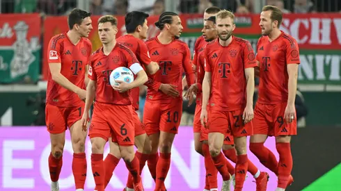 Los jugadores de Bayern Múnich, a puro festejo.