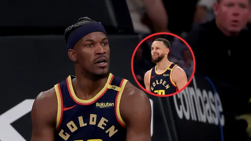 Jimmy Butler y Stephen Curry.