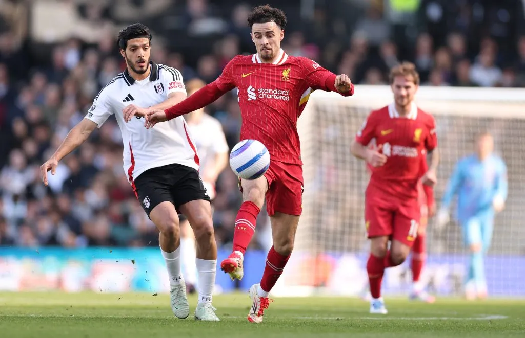 Raúl Jiménez el fin de semana pasado contra el Liverpool (Getty Images)