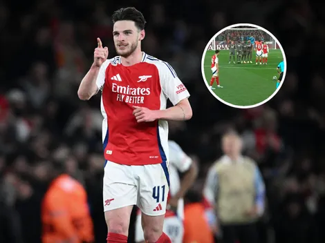 Los golazos de Declan Rice con Arsenal ante Real Madrid