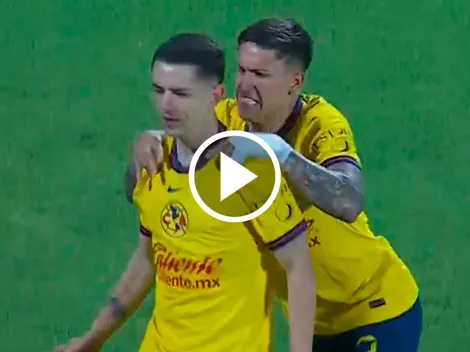 ¡Apareció el mago! El golazo de Álvaro Fidalgo para el 1-1 de América ante Cruz Azul
