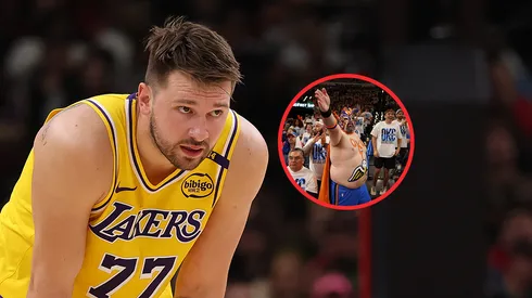 Luka Doncic y fans de OKC.