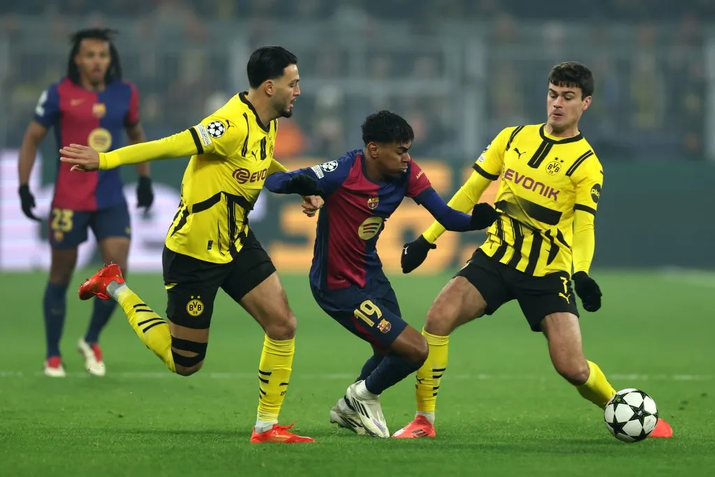 Barcelona y Borussia Dortmund ya se enfrentaron en la actual edición de la UCL (GETTY IMAGES)