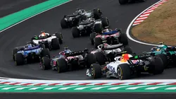 Coches de la F1 en el Circuito de Suzuka