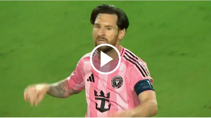 El '10' de Inter Miami marcó el empate y sueña.