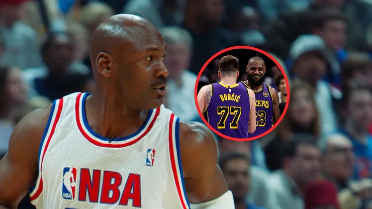 Michael Jordan, Luka Doncic y LeBron James.