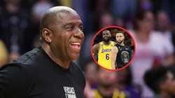 Magic Johnson, LeBron James y Stephen Curry.