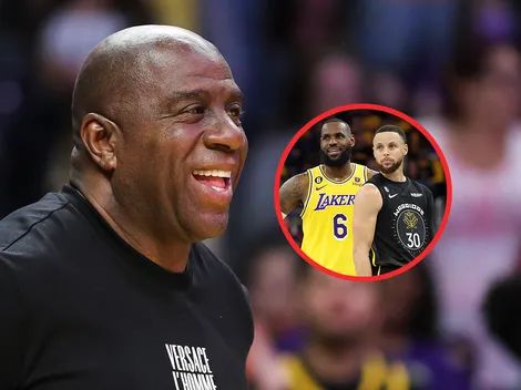 La predicción de Magic Johnson para Warriors y Lakers en Playoffs