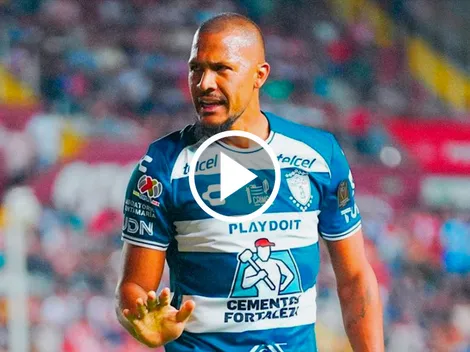 VIDEO: los tres goles de Salomón Rondón en el 5-3 de Pachuca ante Necaxa