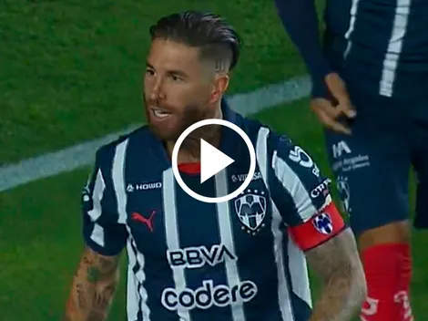 ¡No falló! El gol de Sergio Ramos para el 1-0 de Rayados ante Tigres en el Clásico Regio