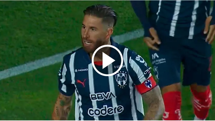 Sergio Ramos abrió el marcador en el Clásico Regio.