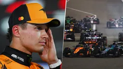 Lando Norris tuvo un insólito error en la largada del GP de Bahréin