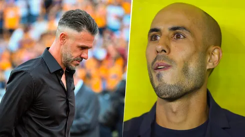 Martín Demichelis y Guido Pizarro