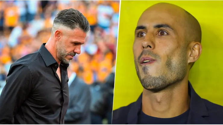 Martín Demichelis y Guido Pizarro