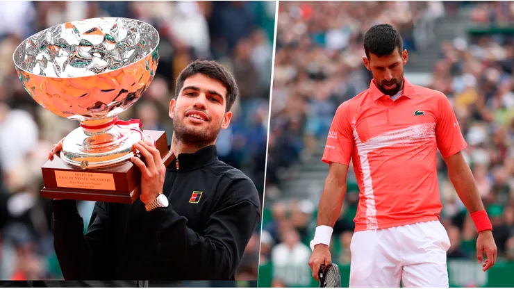 Carlos Alcaraz y Novak Djokovic