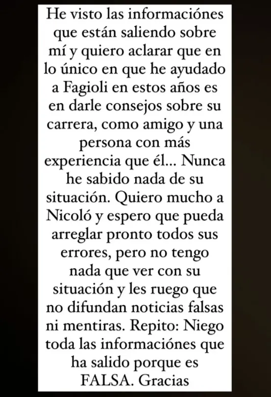 El comunicado de Álvaro Morata en Instagram