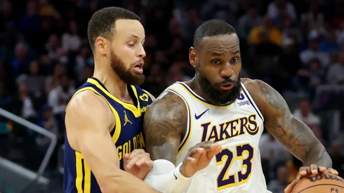 Stephen Curry y LeBron James.