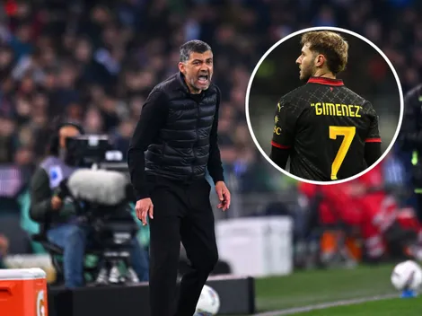 El DT que diría adiós a Conceição del Milan y que dirigiría a Santiago Giménez