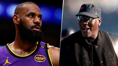 LeBron James y Michael Jordan