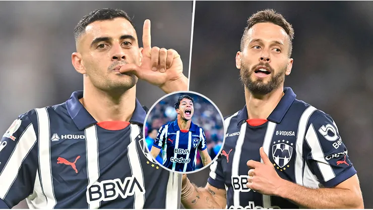 Berterame, Canales y Torres, afuera del Rayados-América.