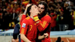 Sergio Ramos y David Villa en España