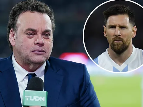 La reacción de David Faitelson a los dichos de Lionel Messi sobre la Selección Mexicana