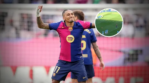 Raphinha convirtió el gol del triunfo de Barcelona