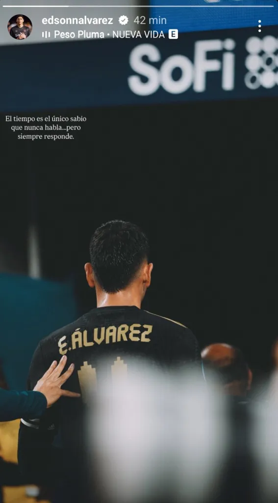 El enigmático mensaje de Edson Álvarez en redes sociales. [Foto: Redes Sociales]