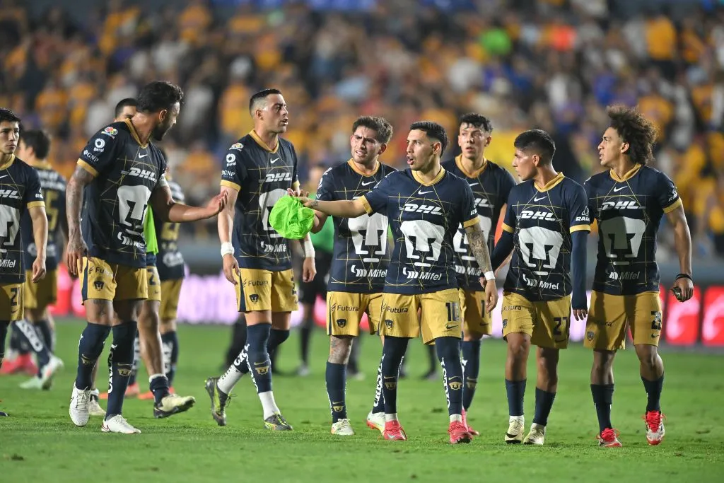 Pese a la derrota con Tigres, Pumas se metió en el Play-In (Getty Images)