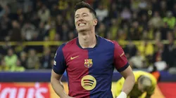 Robert Lewandowski se lesionó con Barcelona