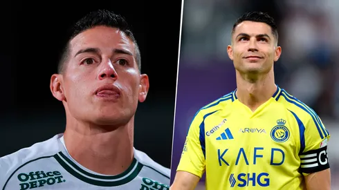 James Rodríguez y Cristiano Ronaldo