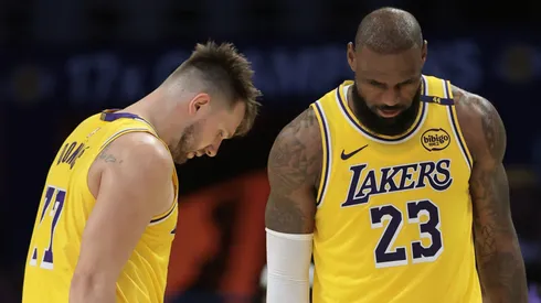 Las figuras de LeBron James y Luka Doncic no están siendo determinantes en Los Angeles Lakers.