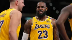 Luka Doncic y LeBron James.