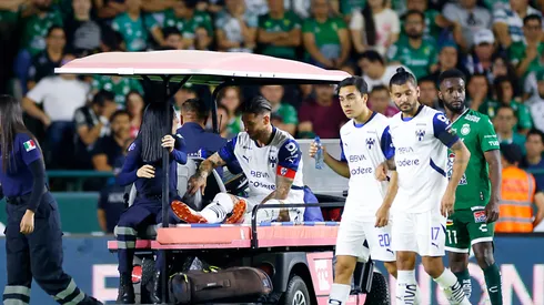 Sergio Ramos salió lesionado en Rayados