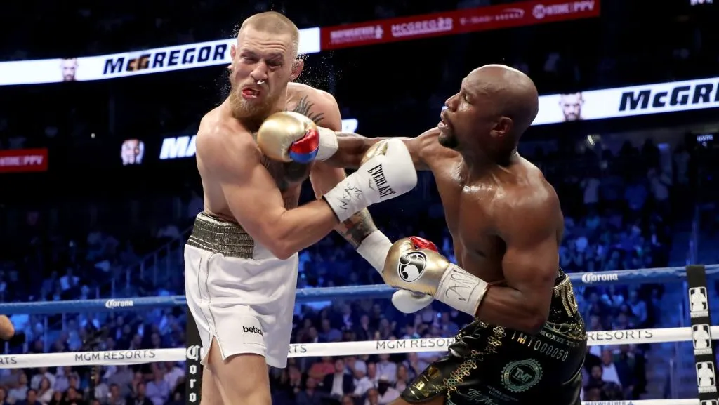 Floyd Mayweather obtuvo la ganancia más grande de su carrera en su última pelea vs. Conor McGregor. (GETTY IMAGES)