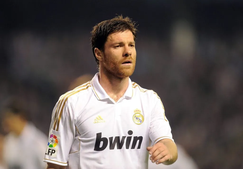 Xabi Alonso como jugador del Real Madrid (Getty Images)
