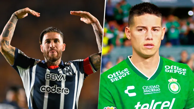 Sergio Ramos y James Rodríguez