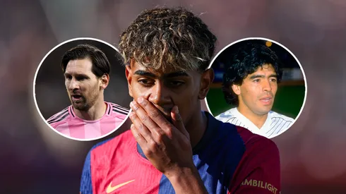 Lamine Yamal fue comparado con Lionel Messi y Diego Maradona
