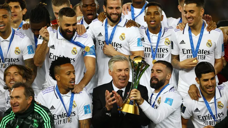 Real Madrid celebrando la conquista del Mundial de Clubes 2023.