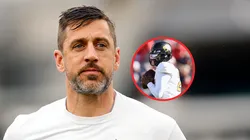 Aaron Rodgers y el QB que Steelers tomaría en el Draft.